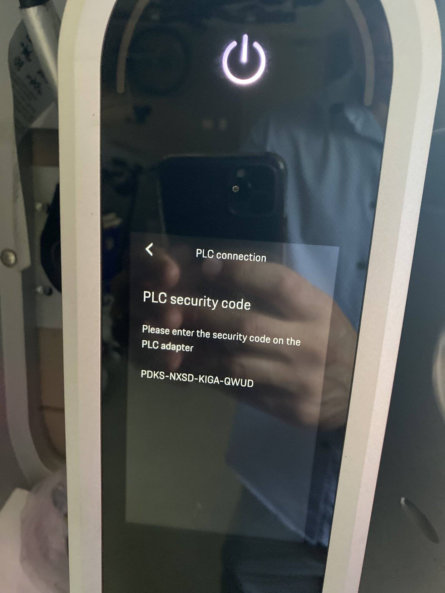 Porsche Taycan In big recent recall, was there update for the charger connect that allowed it to display the battery percentage? image