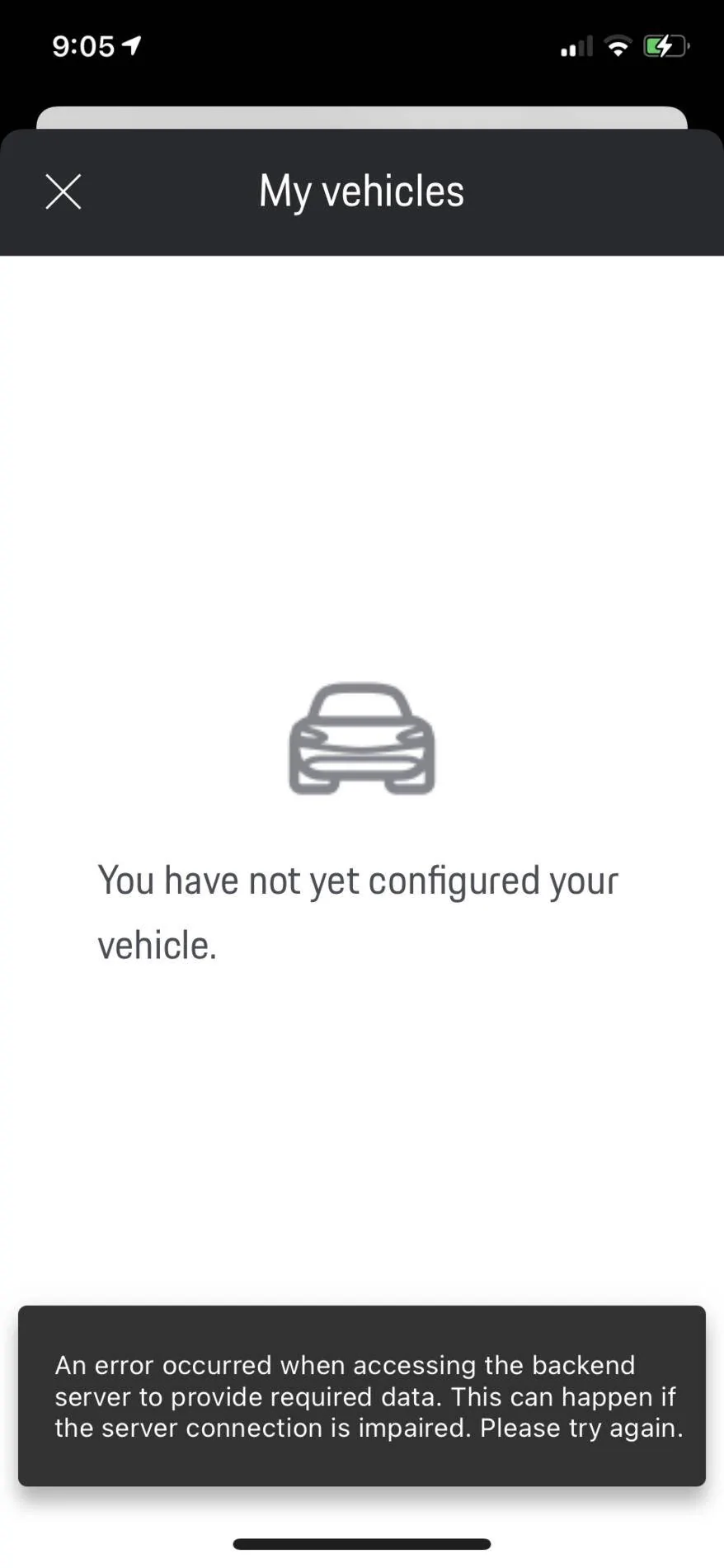 Porsche Taycan Plug and charge works after 5 weeks no-vehicl