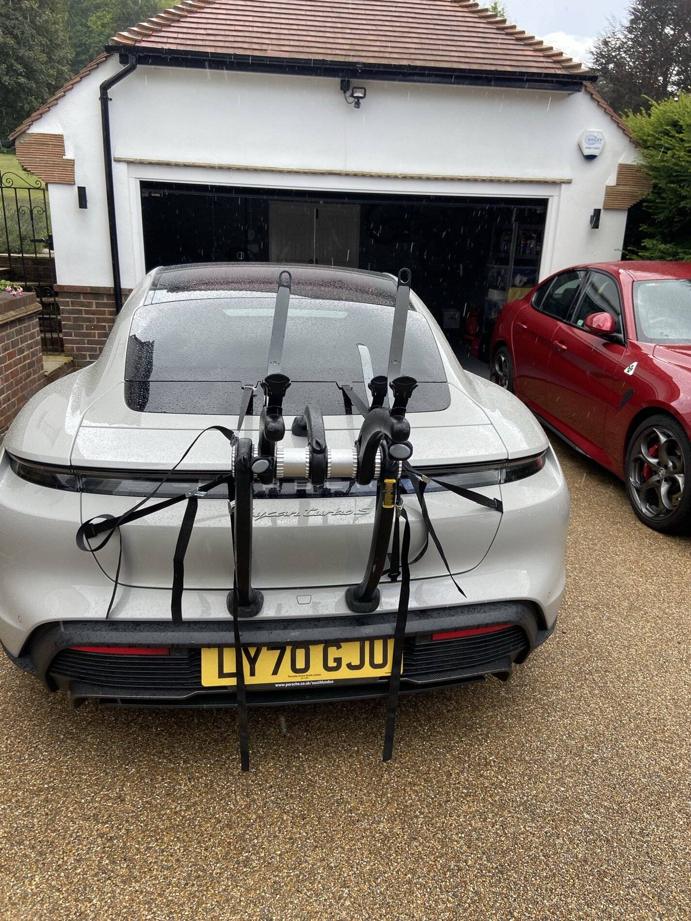 Porsche Taycan DEAD 12 V BATTERY 4S CT 5 DAYS OLD 300 MILES IMG_3450