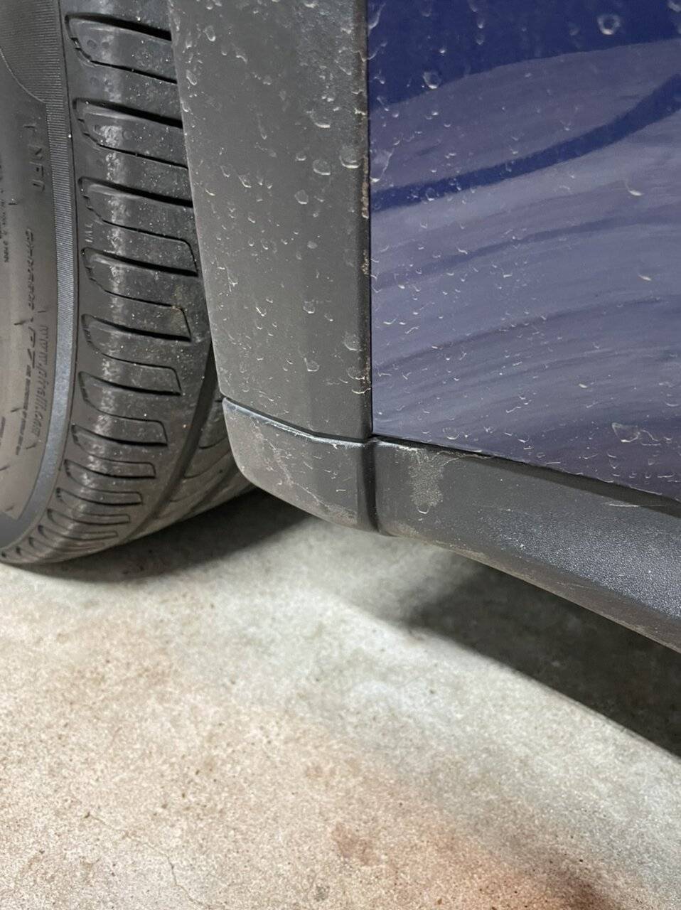 Porsche Taycan CT Owners - Plastic Fender Covers: Request of you to your service advisor or body shop arch1