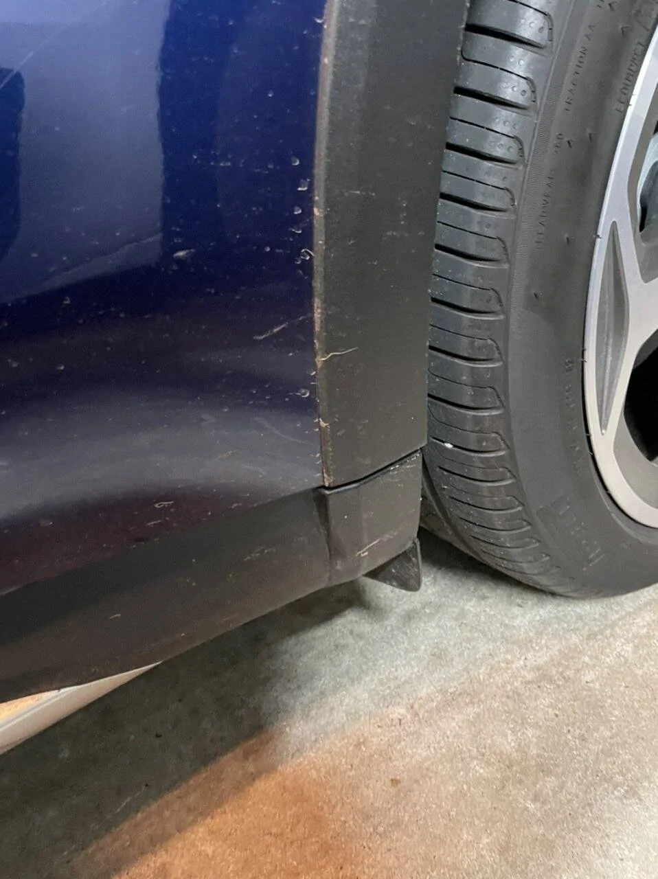 Porsche Taycan CT Owners - Plastic Fender Covers: Request of you to your service advisor or body shop arch3a