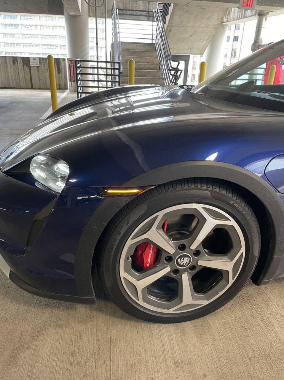 Porsche Taycan CT Owners - Plastic Fender Covers: Request of you to your service advisor or body shop arch4a