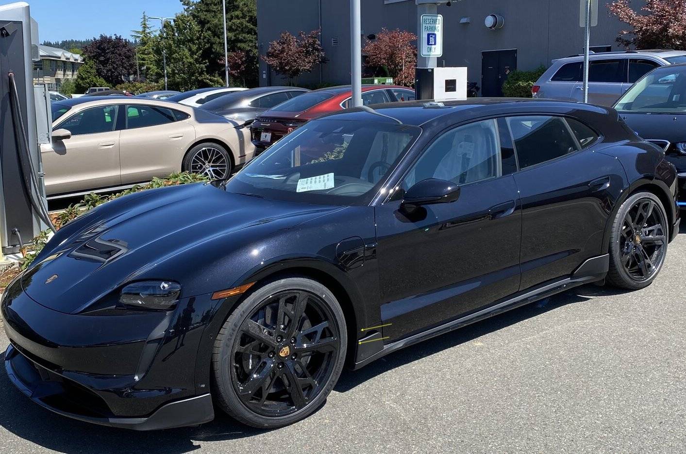 Porsche Taycan CT Owners - Plastic Fender Covers: Request of you to your service advisor or body shop turbo s