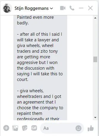Porsche Taycan WARNING: DO NOT BUY ZITO WHEELS - Scammed by Tony fb_6_2f244210b3b768d8b43250ad47d4fe12ba825ed4