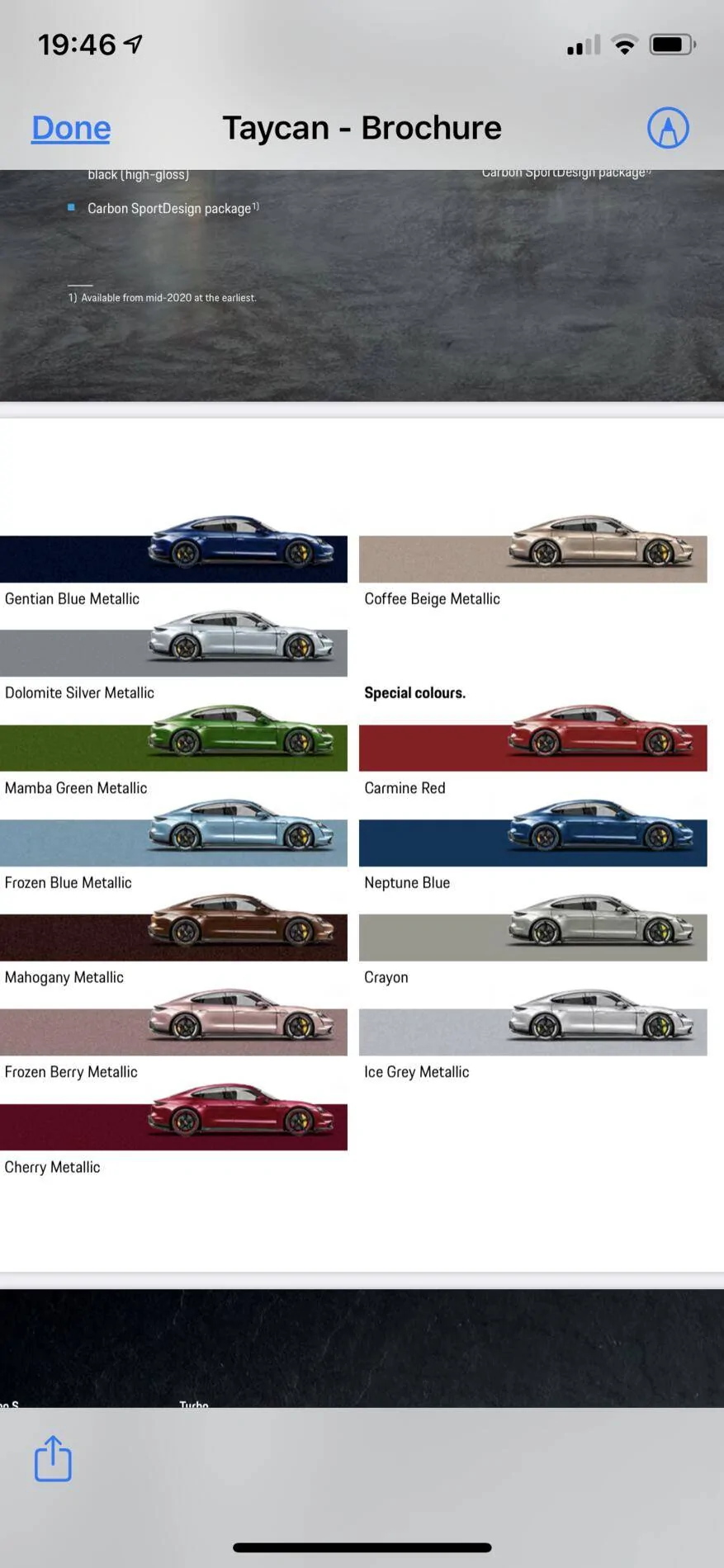 Porsche Taycan Which Colors ? 2E421EA2-F538-45B9-A3C5-90F221656C41