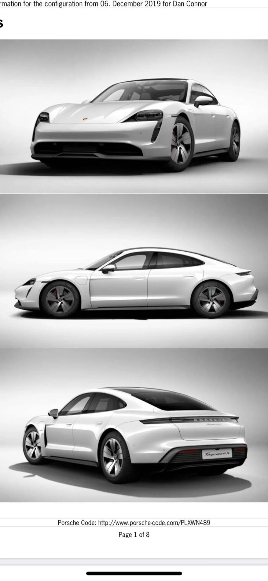 Porsche Taycan Help! White or Carrera White Met FDD6506D-7FAA-4268-9779-63334228056B
