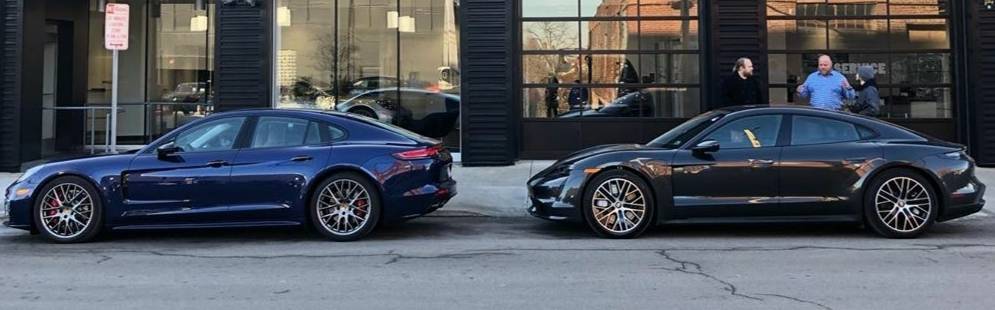 Porsche Taycan Taycans spotted in the wild 20191222_181643