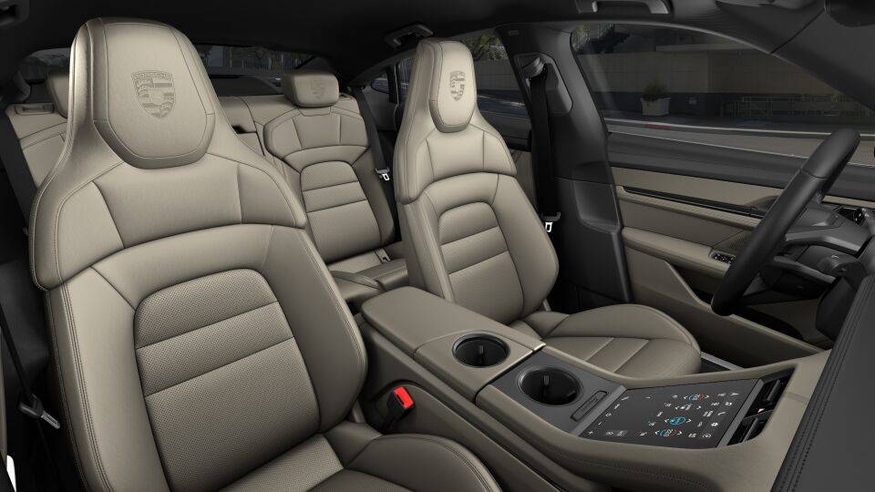 Porsche Taycan Porsche logo on headrest finally available! iris (21)