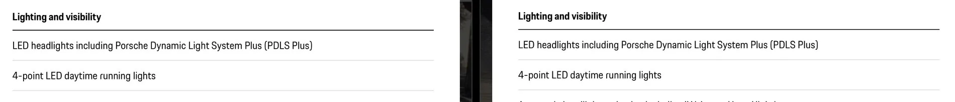 Porsche Taycan Is "LED-Matrix Design Headlights incl. Porsche Dynamic Light System Plus (PDLS+)" standard eq? C64B492A-034B-4E9B-ADE0-4C600078E4F6