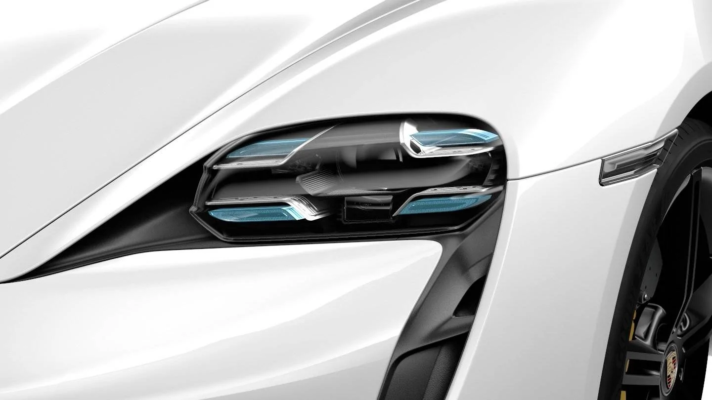 Porsche Taycan Is "LED-Matrix Design Headlights incl. Porsche Dynamic Light System Plus (PDLS+)" standard eq? detail_M8JU_l_0