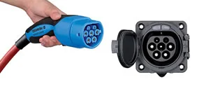 Porsche Taycan Good site showing charging options/speeds Type-2-Mennekes-IEC-62196