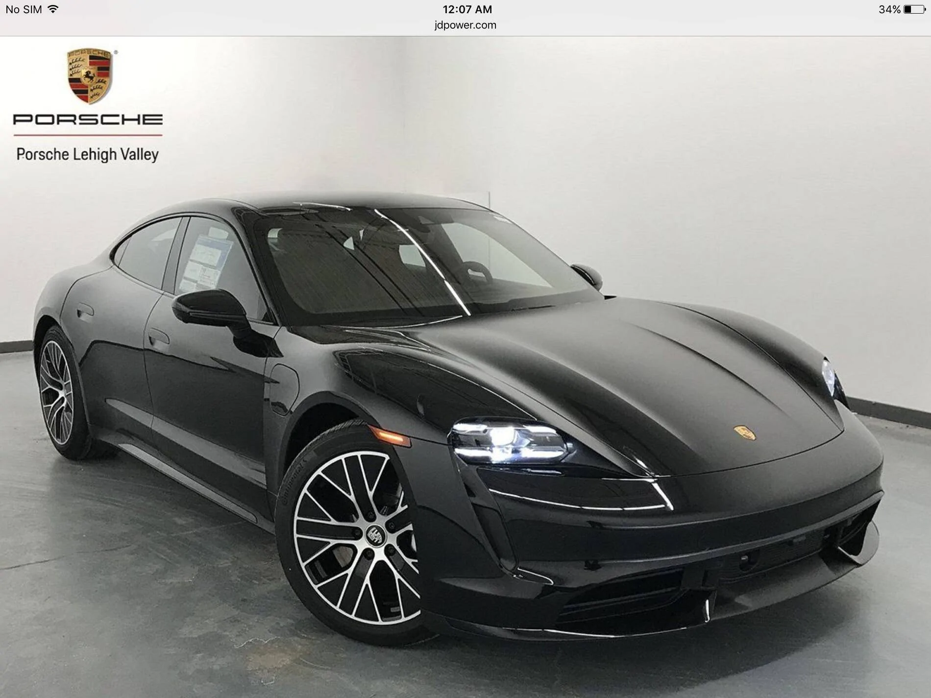 Porsche Taycan BLACK / JET BLACK Taycan Club IMG_6574