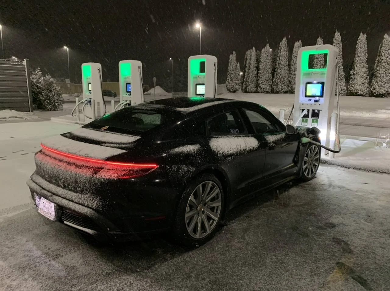 Porsche Taycan A few photos with new Taycan Winter Wheels. EF35AB39-9B74-41E8-A797-C9254D296792
