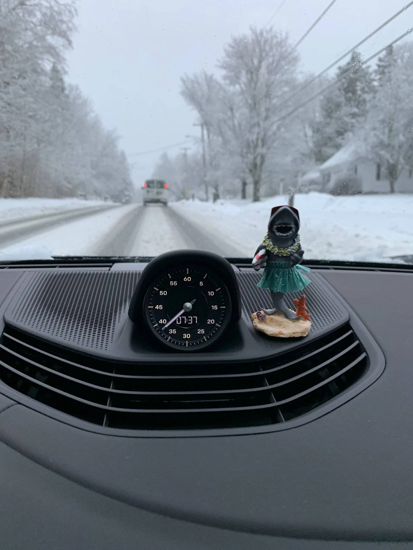 Porsche Taycan Dusting of snow. 47112BA8-0FC5-4C58-8A42-5199649D00C5