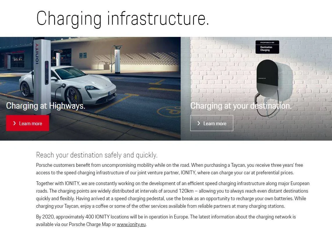 Porsche Taycan 19.2kW (AC) charging option on Taycan? Ionity charging