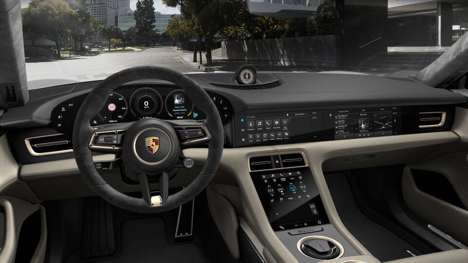 Porsche Taycan Neodyme og standard (black) interior accents.. iris (23)