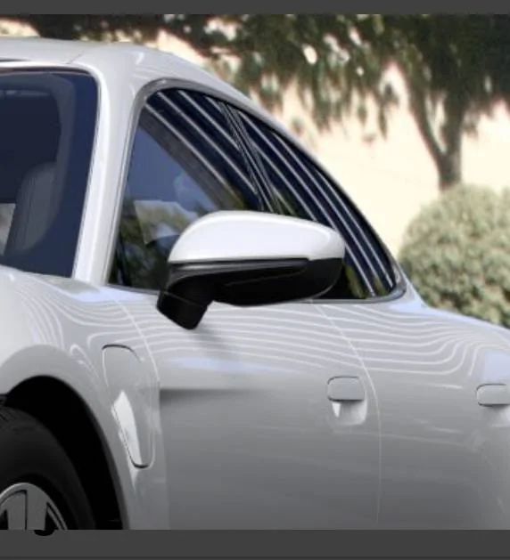 Porsche Taycan Paint options on side view mirrors. C67524A5-DA2C-46CF-AB59-8B9F02D5DBE2