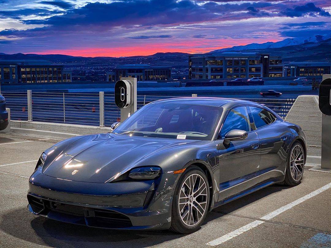 Porsche Taycan VOLCANO GREY Taycan Club Volcano Grey Taycan 2
