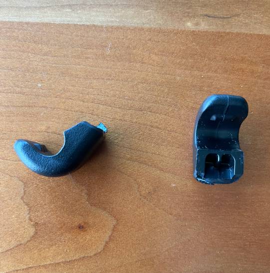 Porsche Taycan Sun visor clip not covered by warrantee? Visor Clips