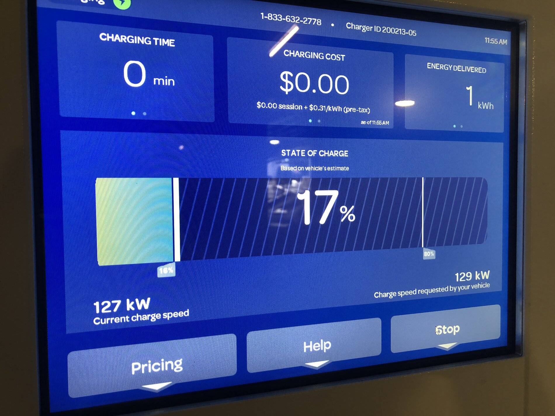 Porsche Taycan Payment declined error at Electrify America IMG_6547.JPG