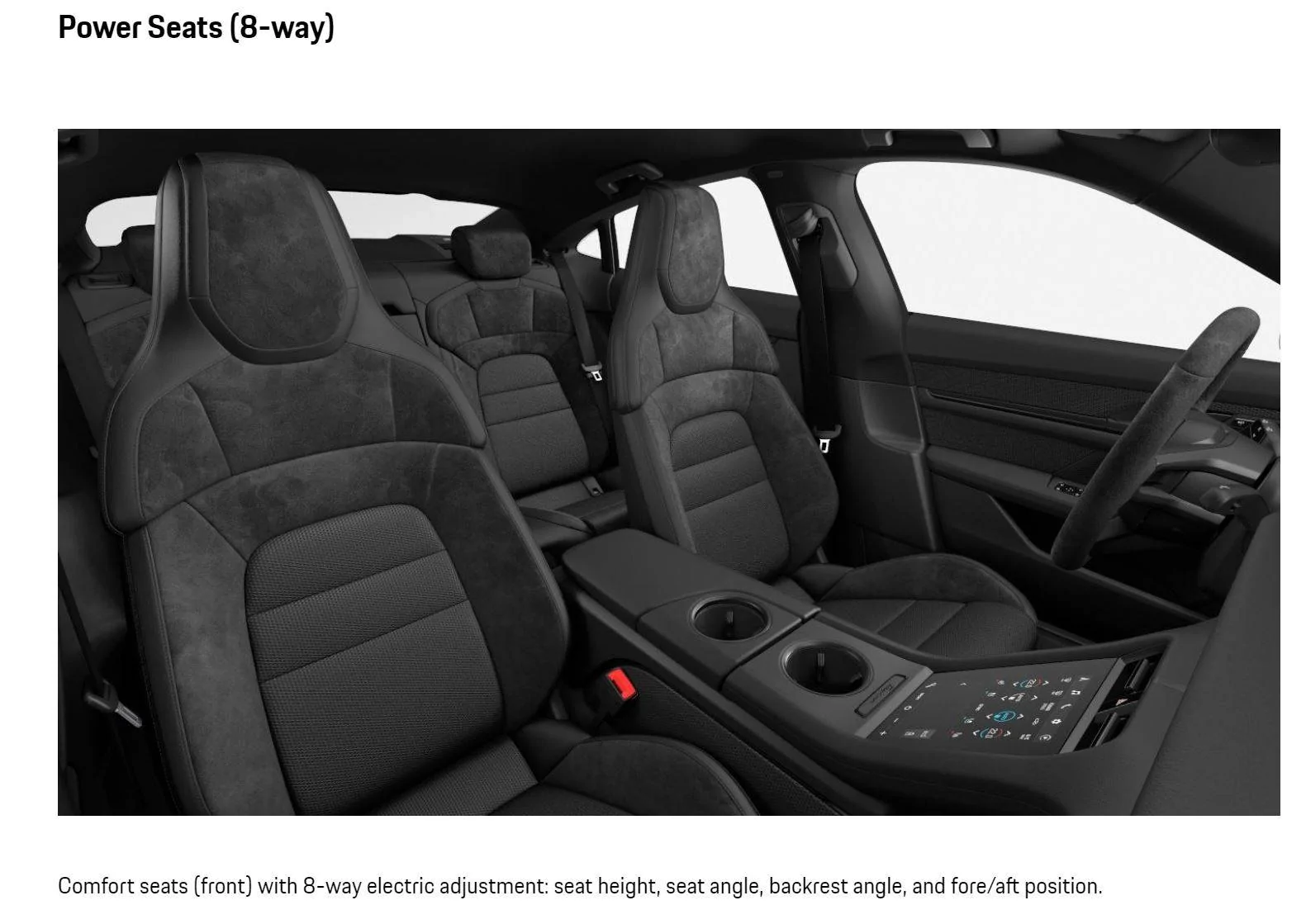 Porsche Taycan Rear axle steering (RAS) - gimmick or? 8 way seats
