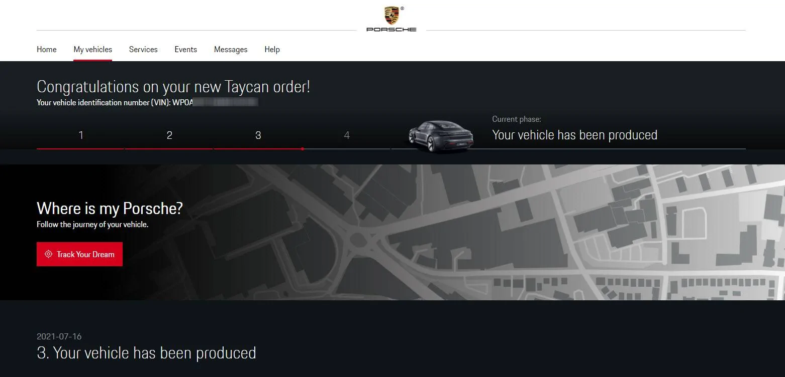 Porsche Taycan What are folks hearing about delivery dates for September 2021 USA Orders TaycanVin