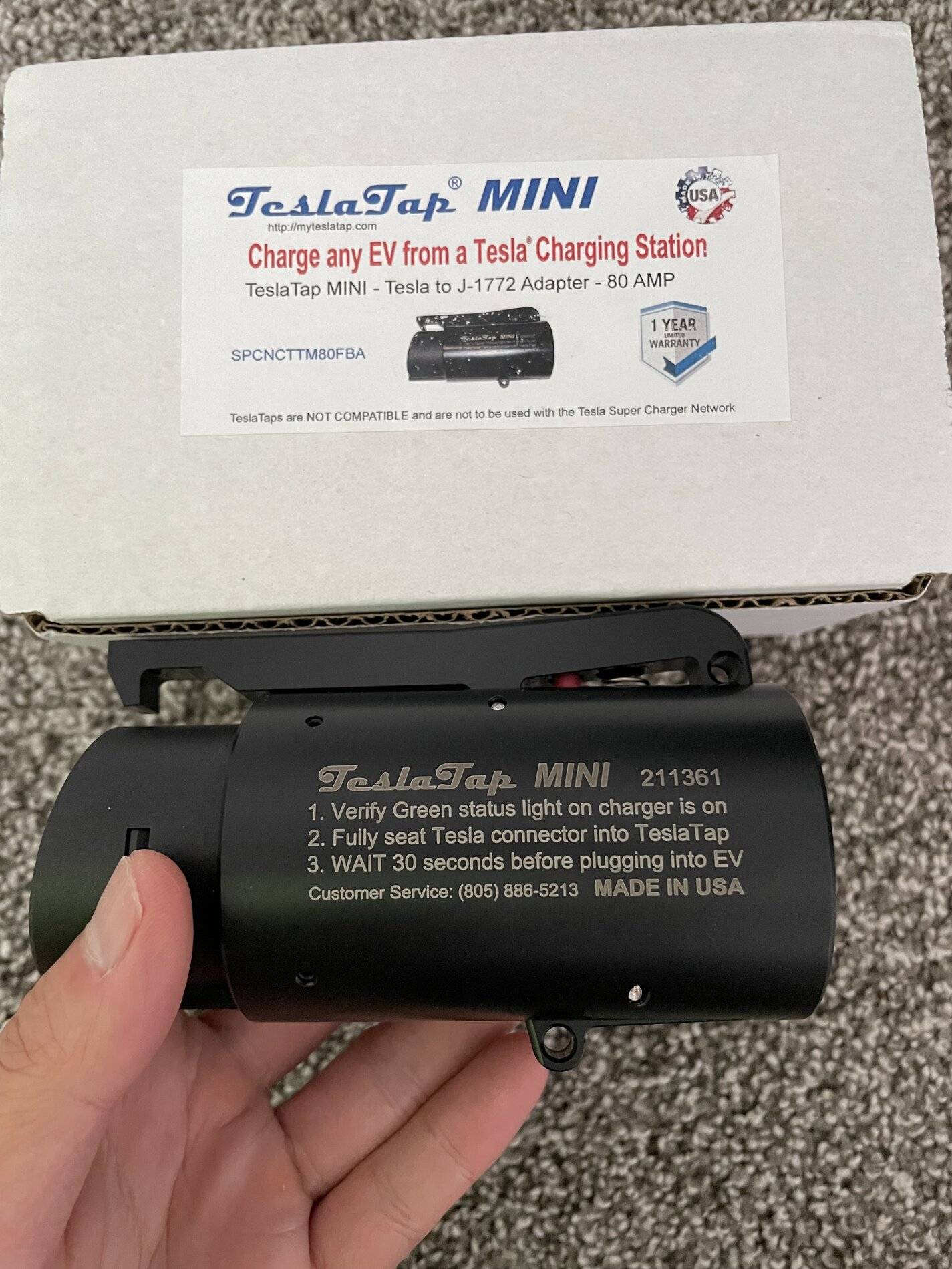 Porsche Taycan OFFICIAL:  TeslaTap Mini Adapter GROUP BUY is now AVAILABLE IMG_8525