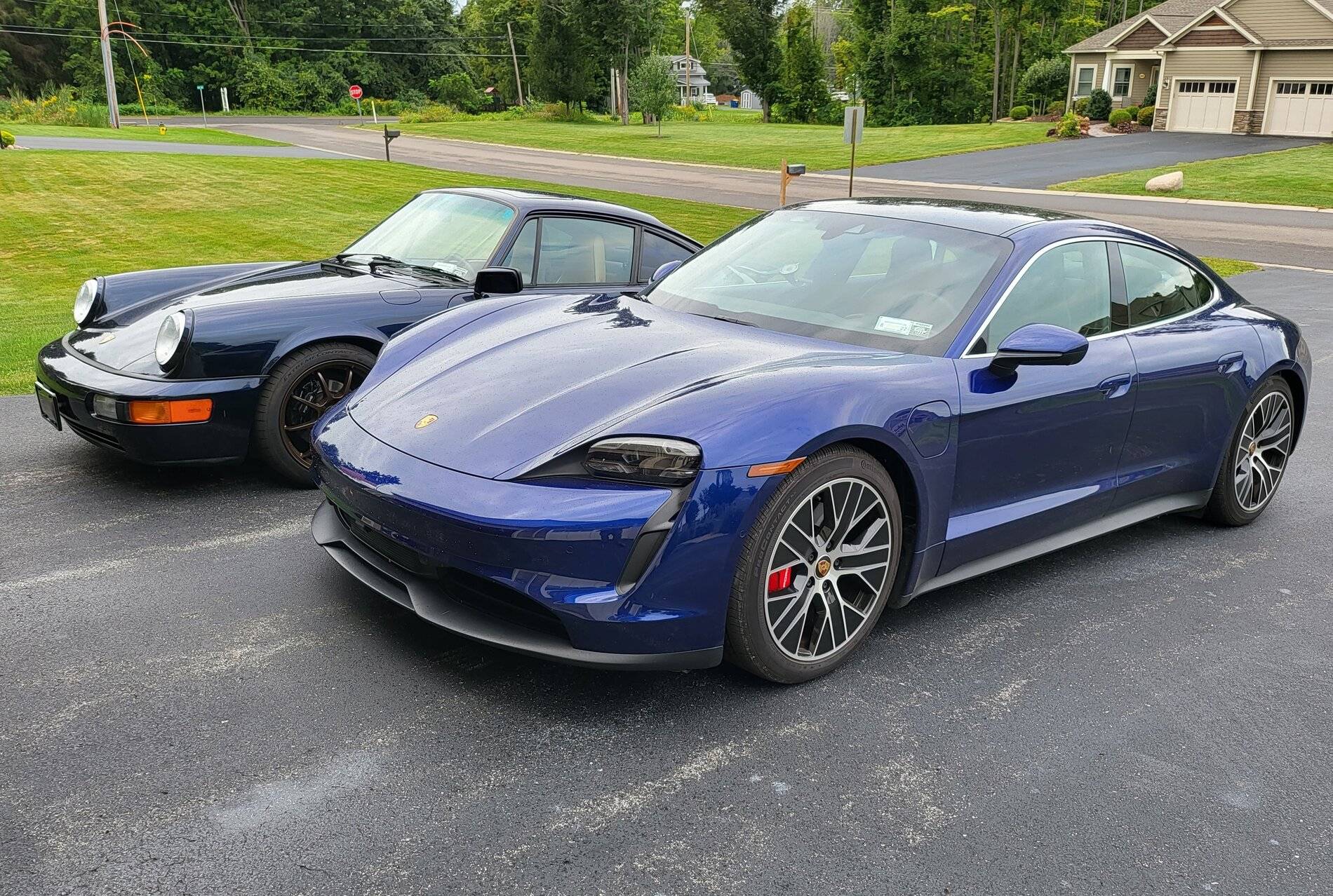 Porsche Taycan Members Say Hello Here! Blue and Tay