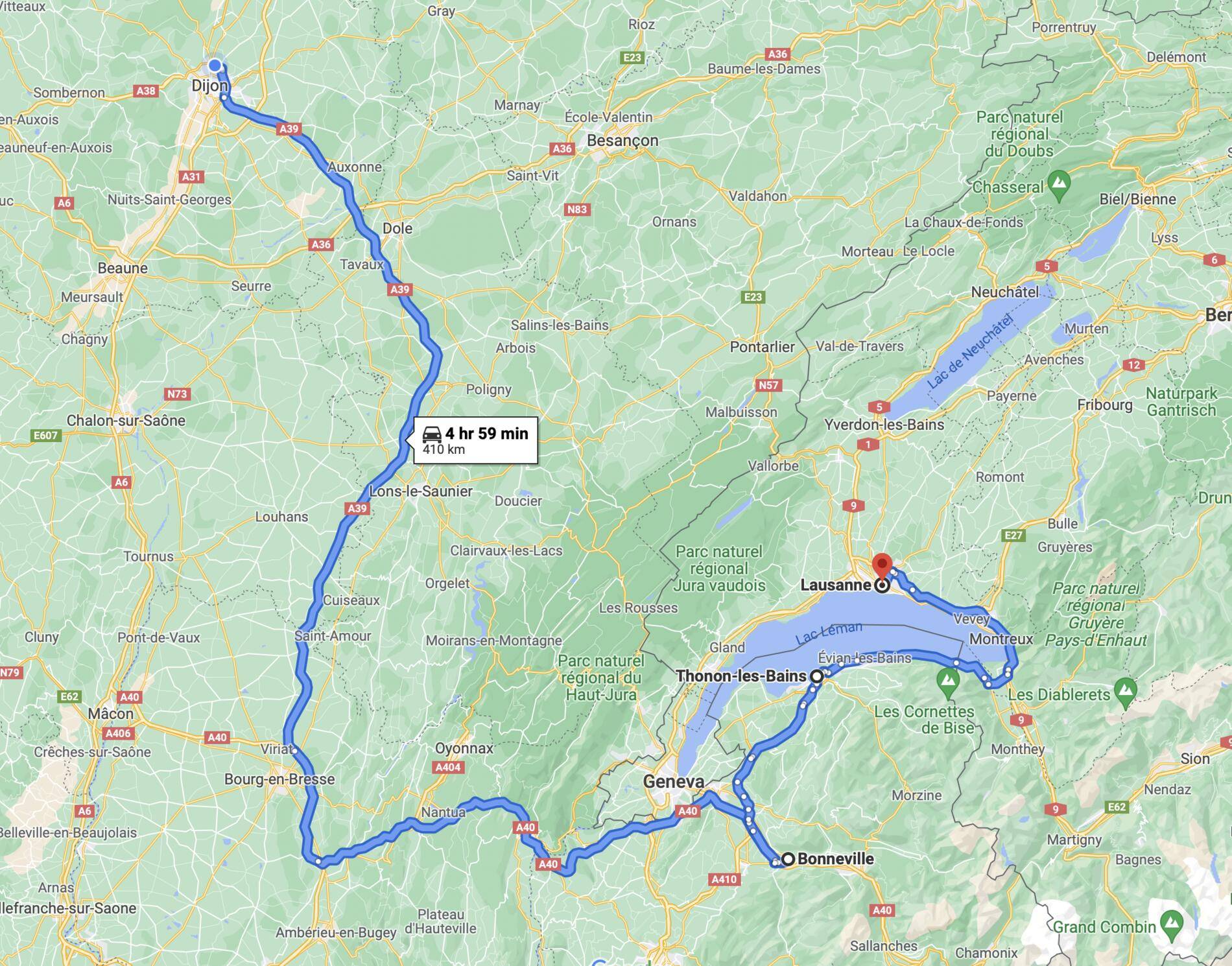 Porsche Taycan Western Europe Taycan road-trip report 1630994417724