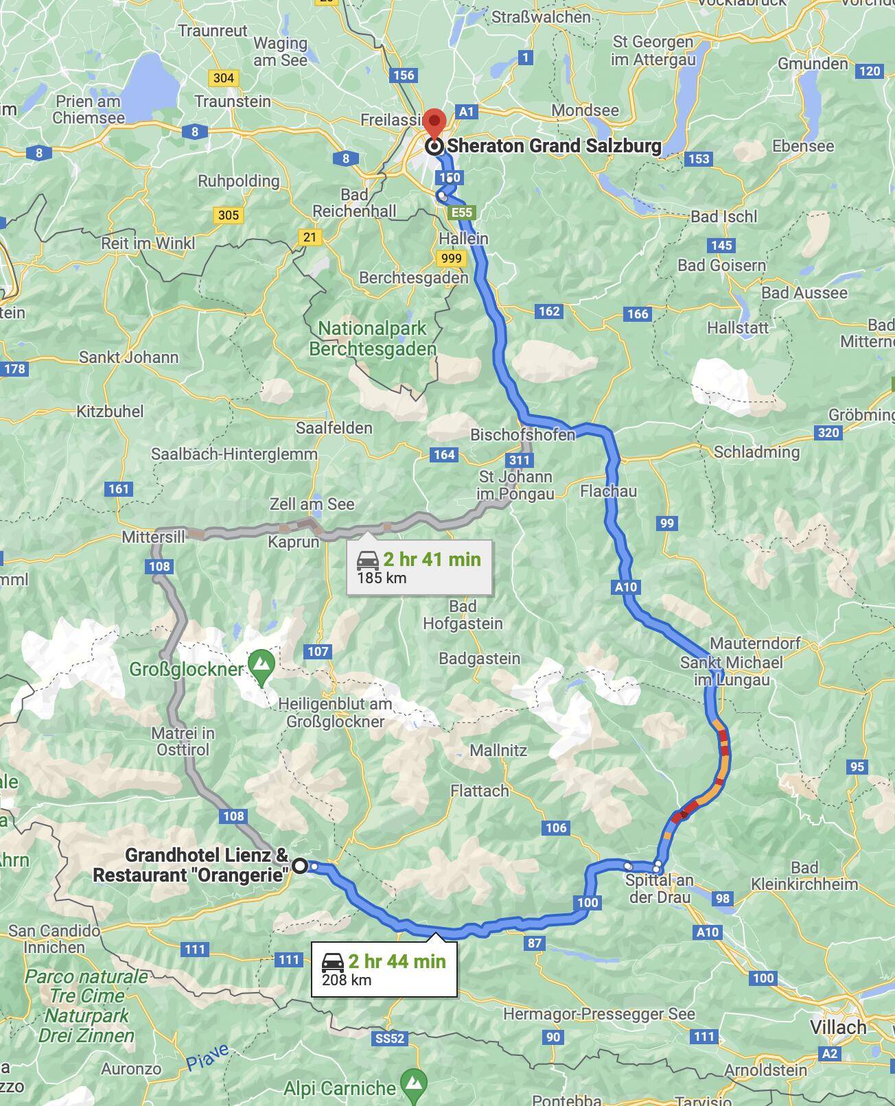Porsche Taycan Western Europe Taycan road-trip report route ma
