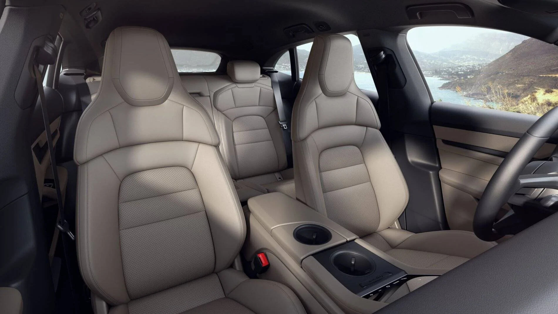 Porsche Taycan I think I'm going with Frozen... beige interior 2