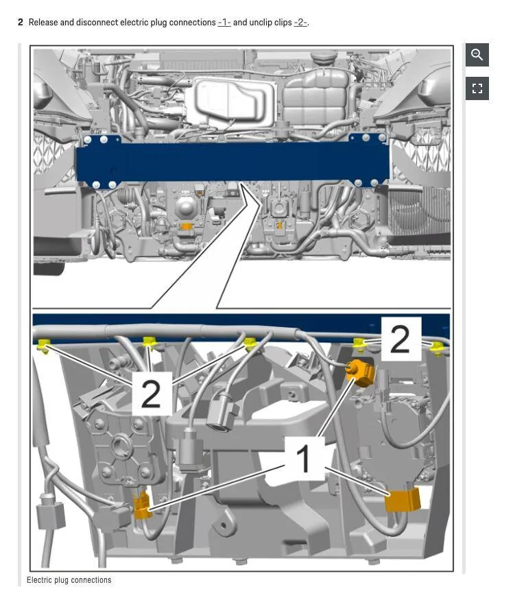 Porsche Taycan Front Bumper Removal Screen Shot 2021-09-18 at 9.05.01 PM