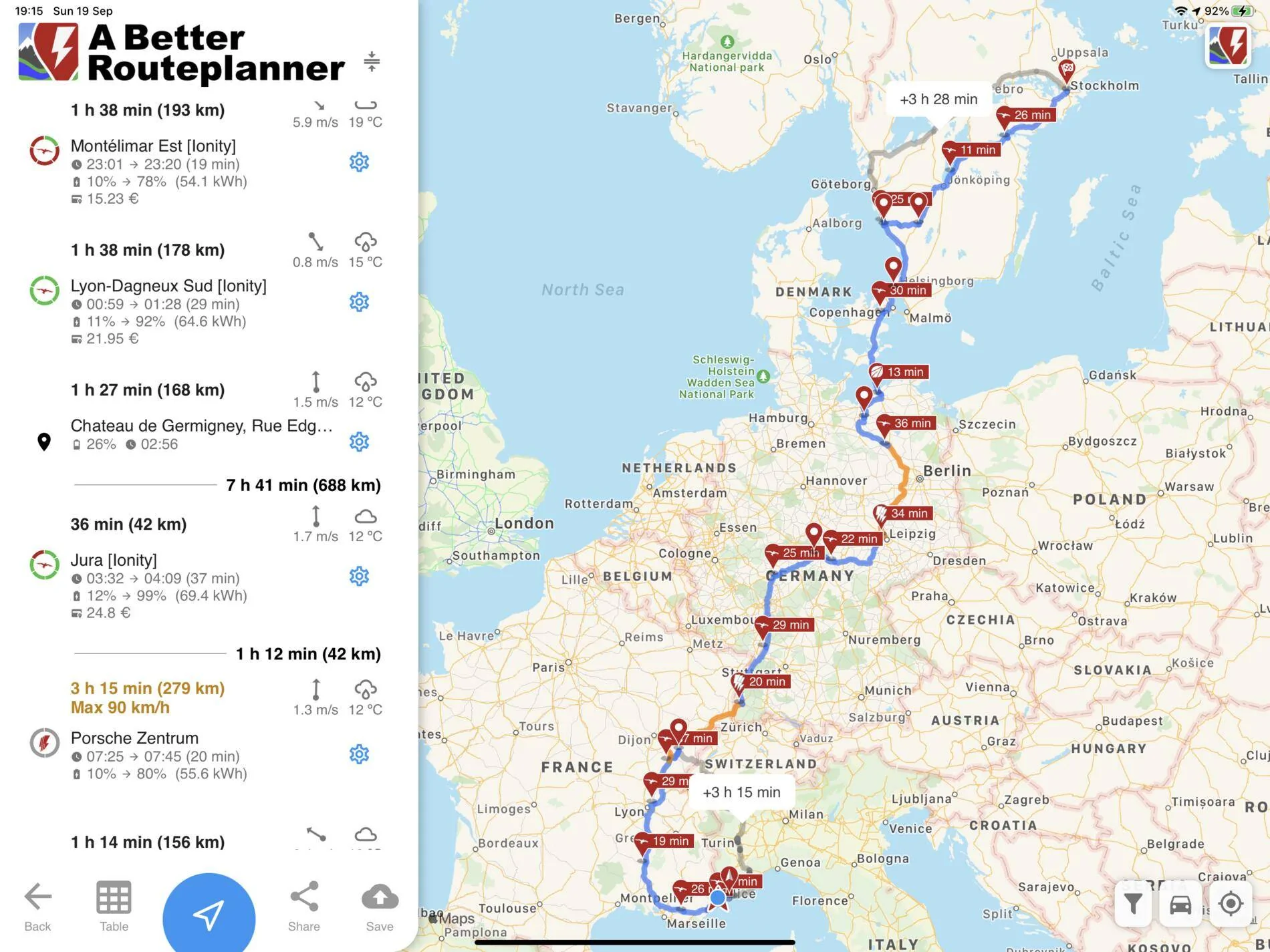 Porsche Taycan Western Europe Taycan road-trip report 8BDFD5B2-B08B-4326-9E25-E2A08A35D98C