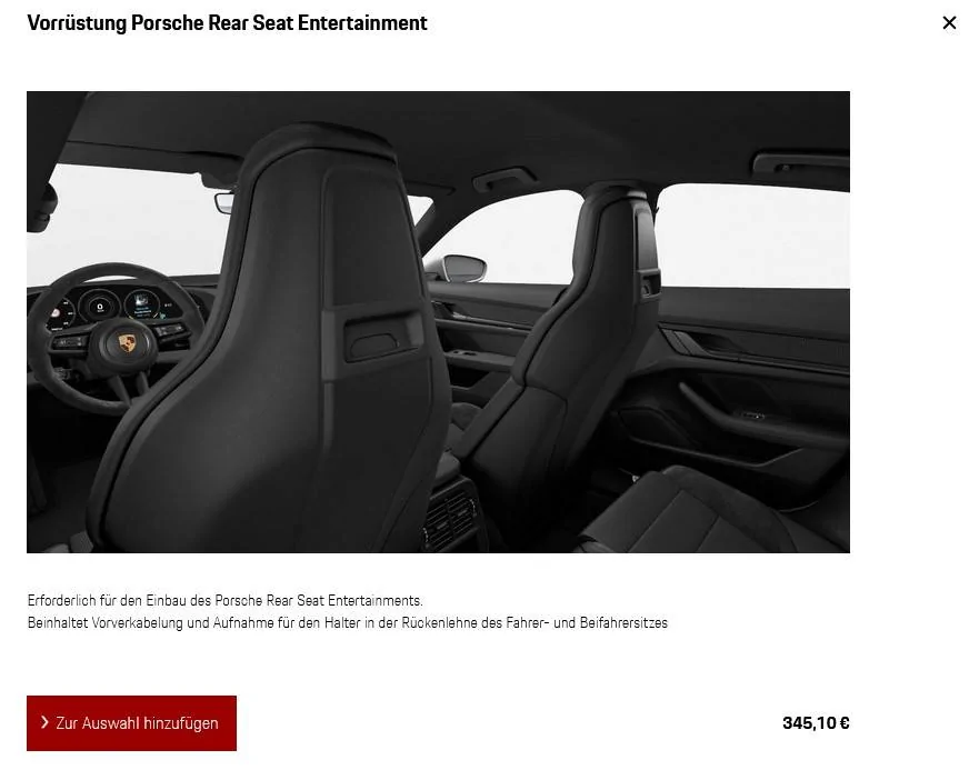 Porsche Taycan New Options Added??? RSE