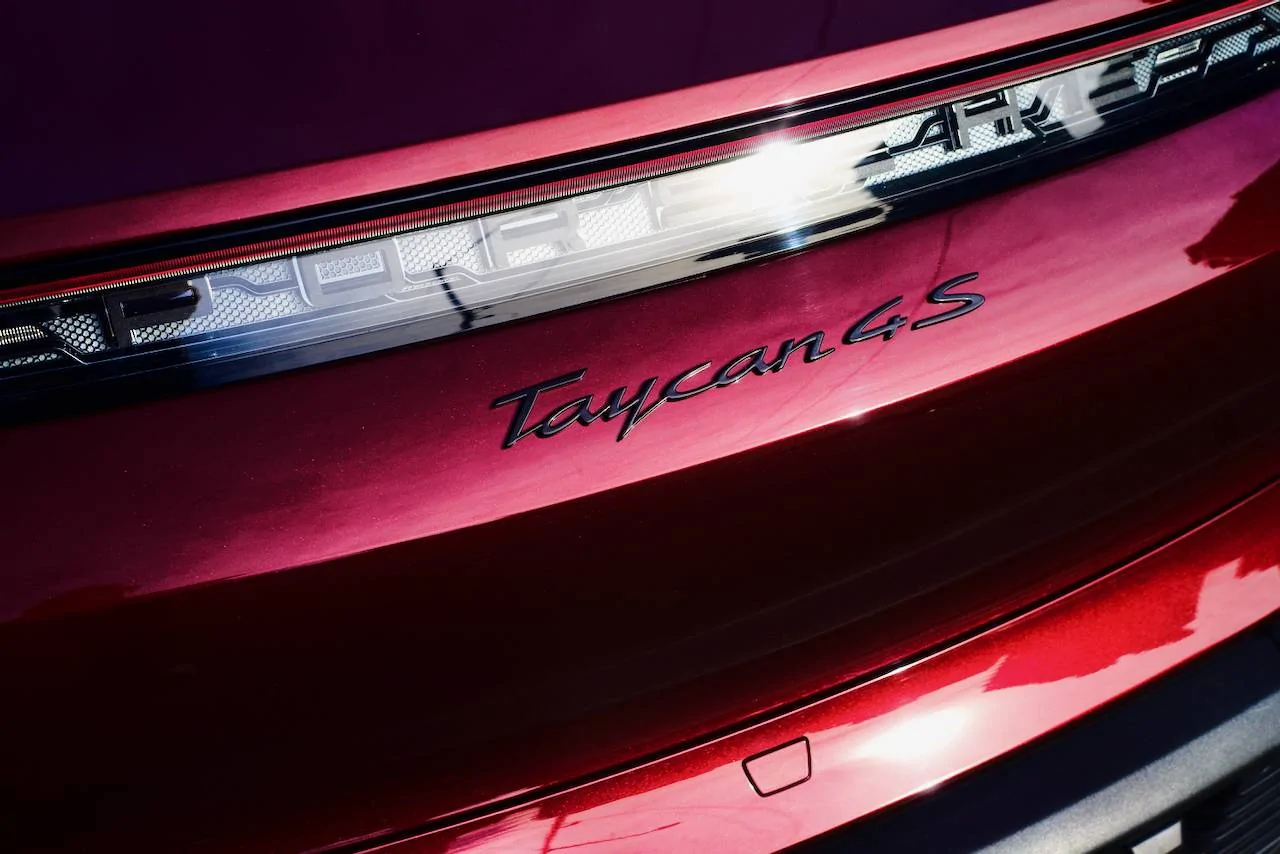 Porsche Taycan Thursday is a great day to see a Taycan in the Autumn... L1003189