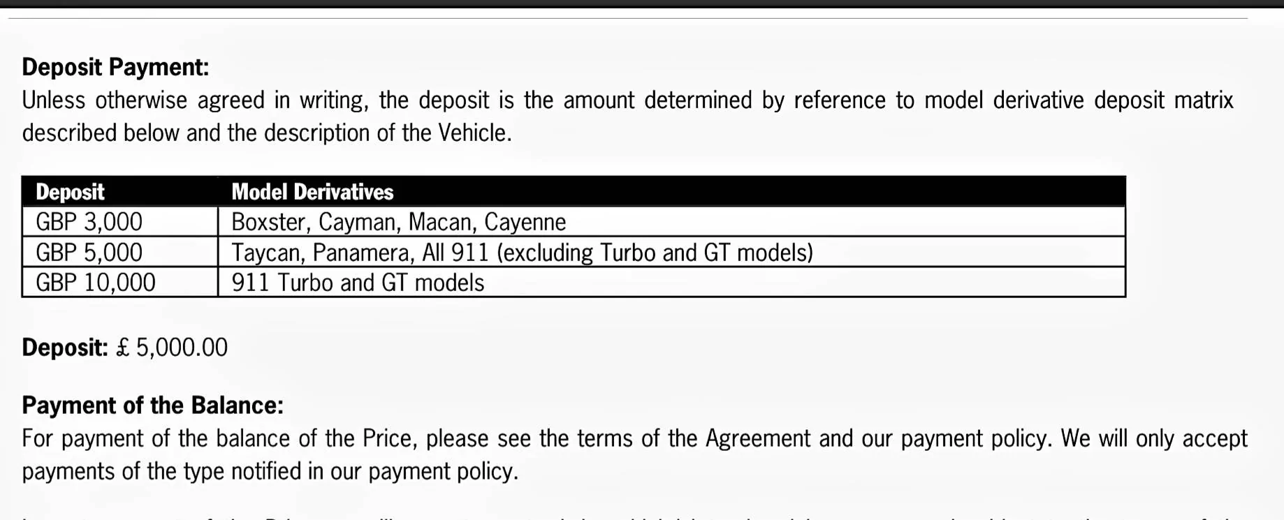 Porsche Taycan Deposit at point of order Screenshot_20210927-050250_Offic