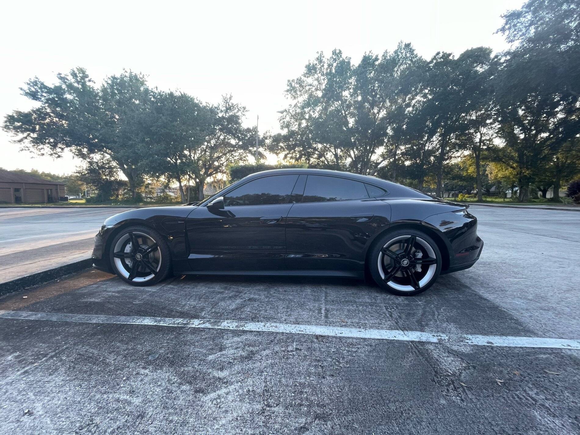 Porsche Taycan Tinting Windows Taycansidetint
