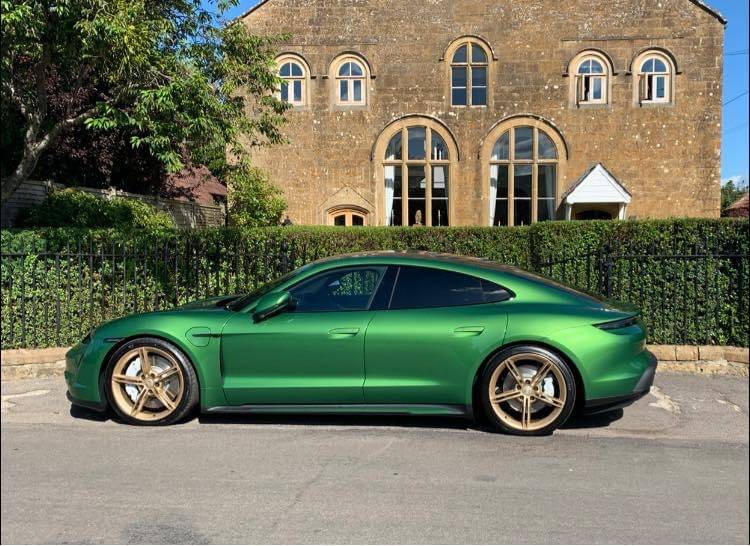 Porsche Taycan Porsche dealer posts video announcing surprising feature of 2021 Taycan CT Turbo S F38E9FB9-5EDB-4083-B310-EB74A573F2F4