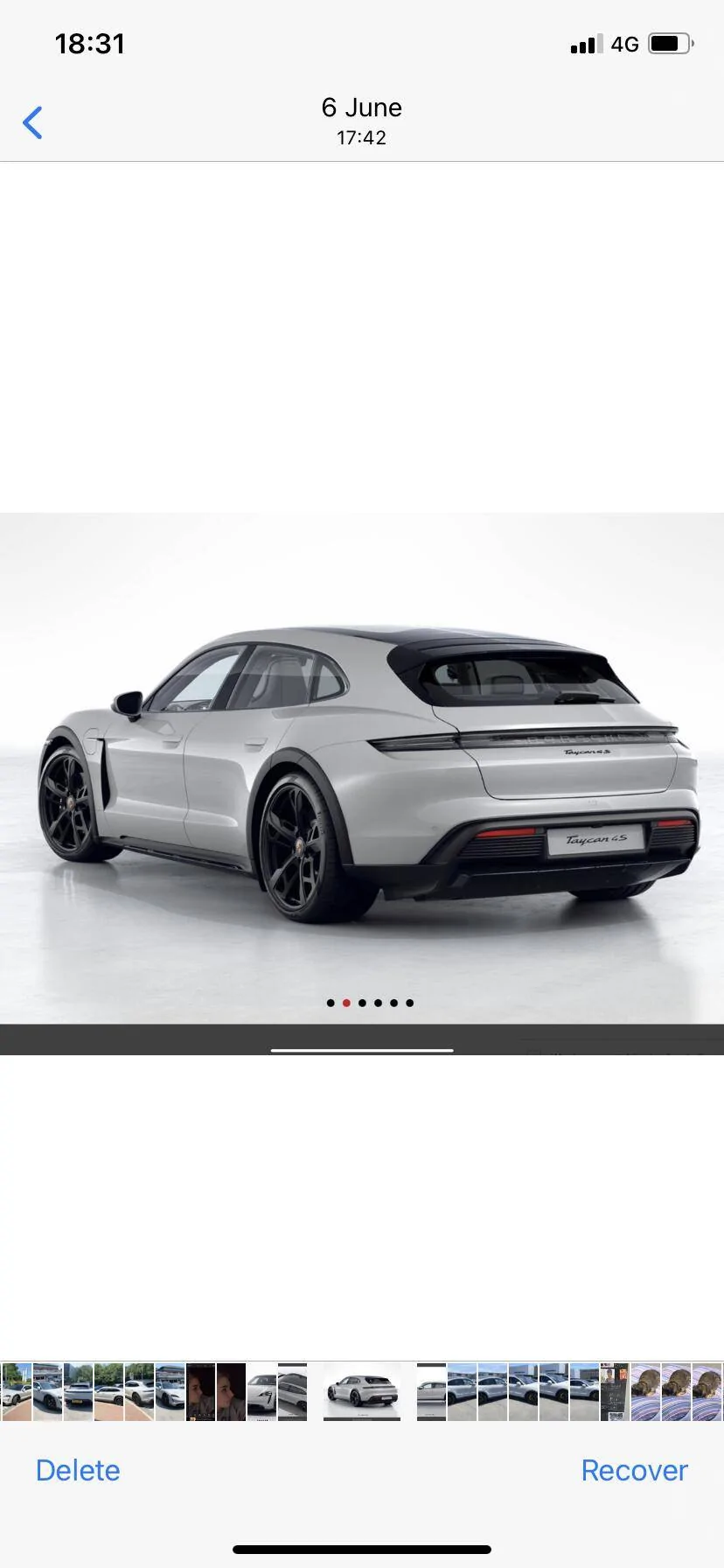 Porsche Taycan Spoiler Colour 88905690-4B7F-4B24-B6DE-E26AC62E1532