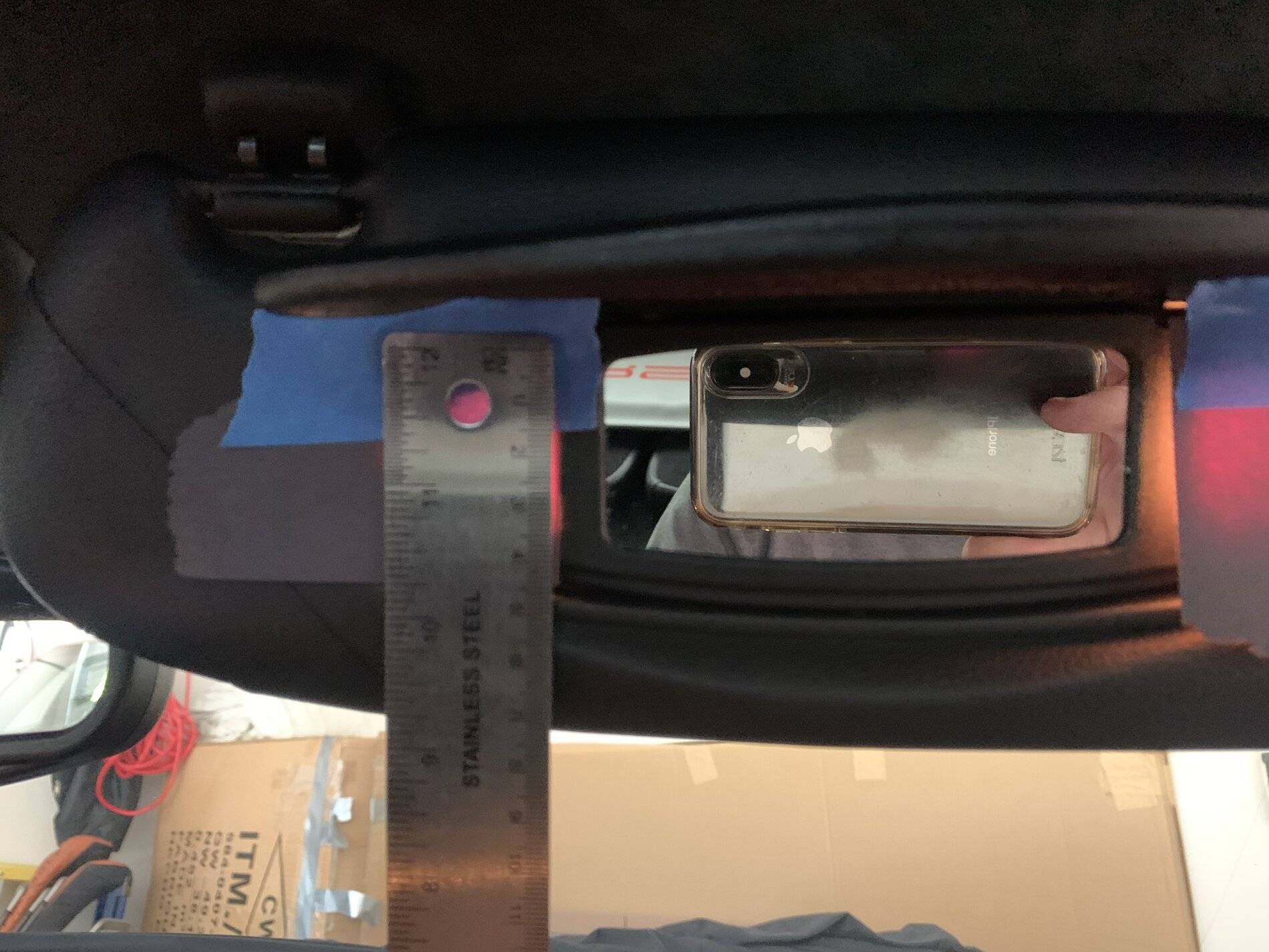 Porsche Taycan Are Taycan's vanity mirrors unusually small? 5467E00E-12CE-4022-B331-7BCFD4481D51