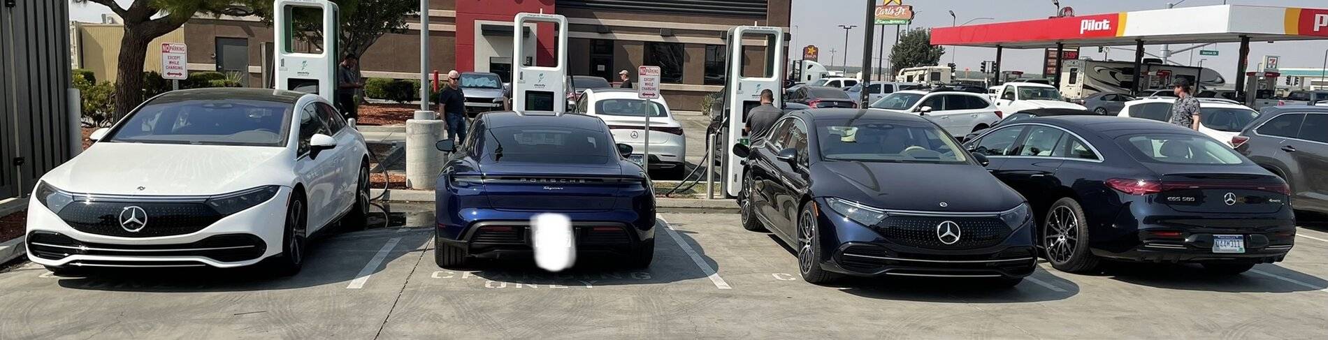 Porsche Taycan Gang of EQSs at Lost Hills 7329742B-668F-4E54-85C4-F43216D8CBEB.JPG