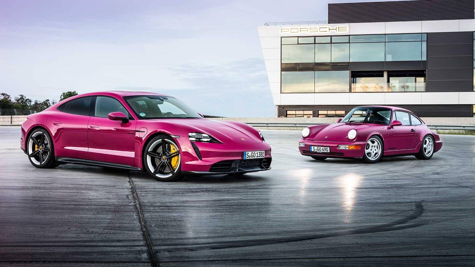 Porsche Taycan Best PTS color options for Taycan porsche-taycan-911-964-carrera-rs-rubystar
