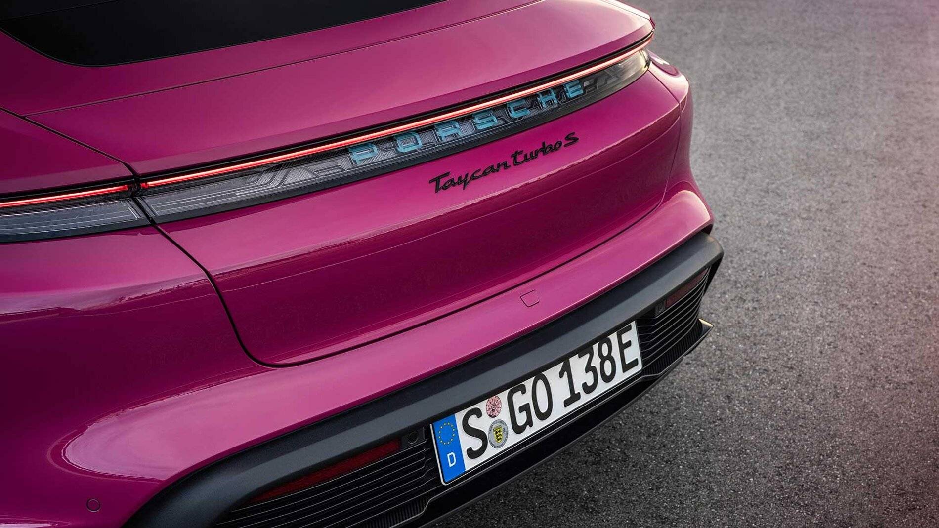 Porsche Taycan Best PTS color options for Taycan porsche-taycan-facelift-2021-rubystar-red-bad
