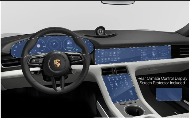 Porsche Taycan AC and Navigation screen protection Screen Shot 2021-10-06 at 12.20.45 PM