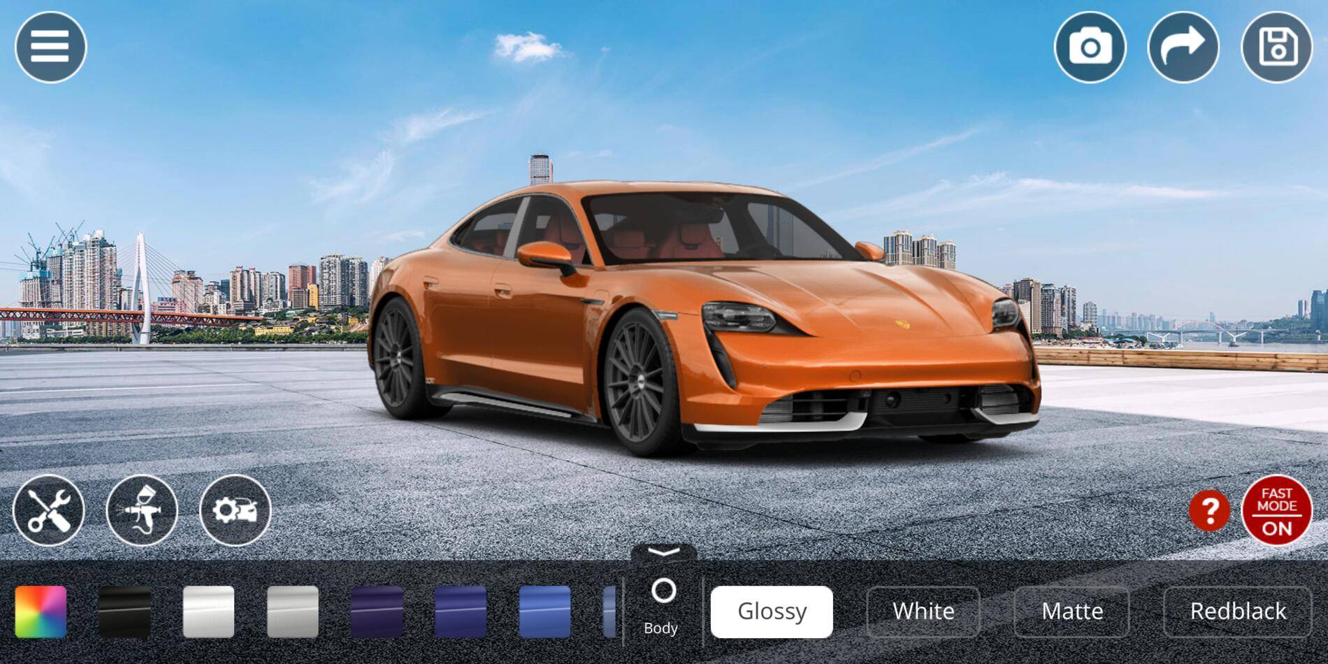 Porsche Taycan Best PTS color options for Taycan Screenshot_20211006-192822