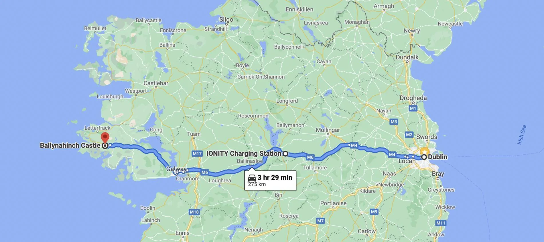 Porsche Taycan Short Road Trips: Weekends @ Irish Castles ? Screenshot 2021-10-09 at 16.43.00