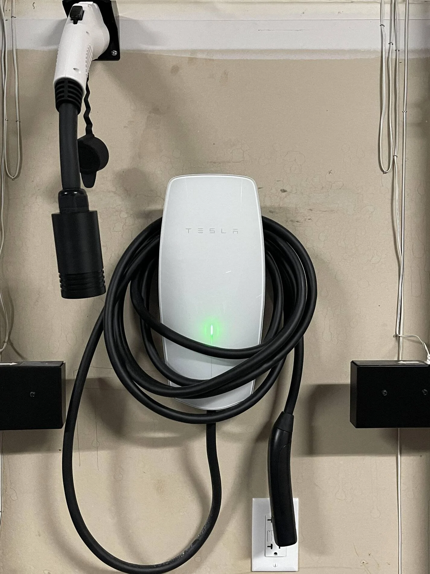 Porsche Taycan What level are you?  Post your garage charging plans or what you've done wall charger