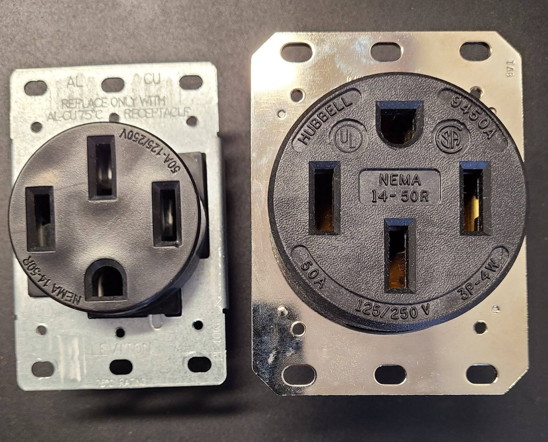 Porsche Taycan What Brand NEMA 14-50 Outlets to Get or Watch Out For? 20211016_110941