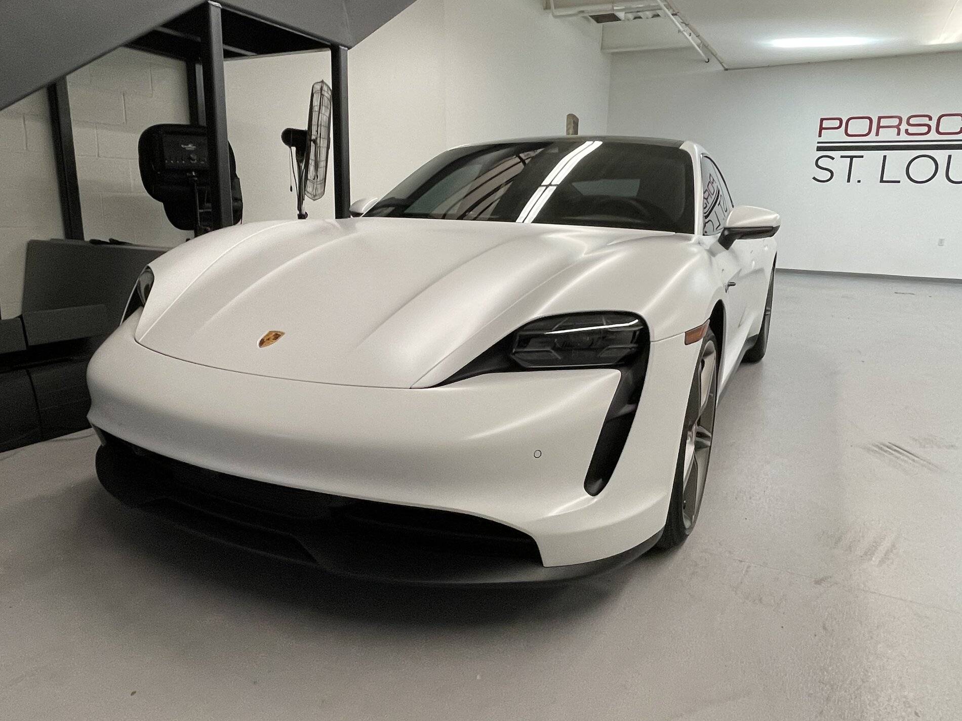 Porsche Taycan Any pics of standard white Taycan with Stealth wrap (not cwm) 1E3C62D4-8431-456D-A1A4-32538559C852