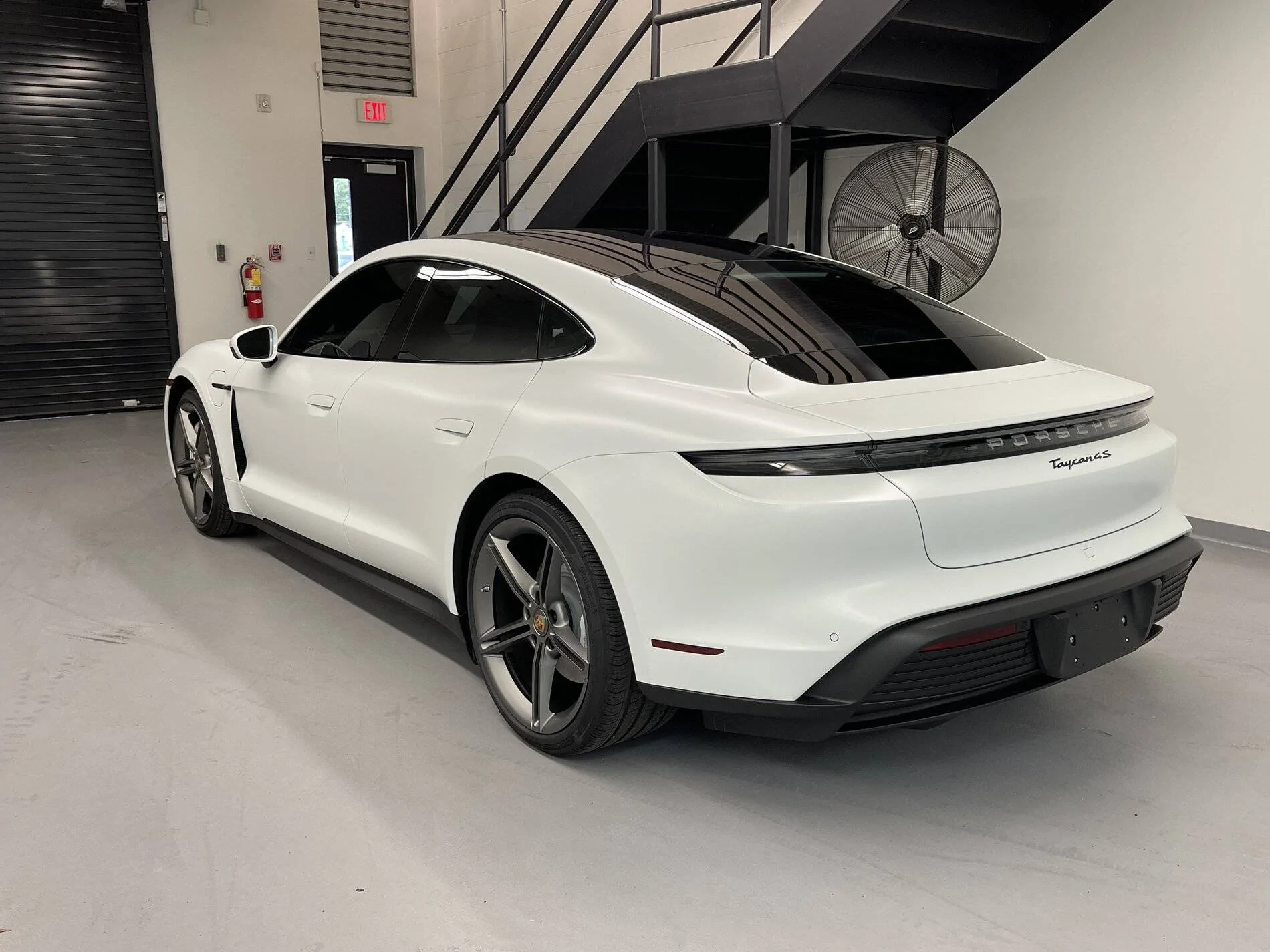 Porsche Taycan Any pics of standard white Taycan with Stealth wrap (not cwm) 16641C3F-77A7-4290-BD7F-AD27CCECD75C